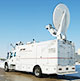 uplink satellite broadcasting truck - Exterior (Back)